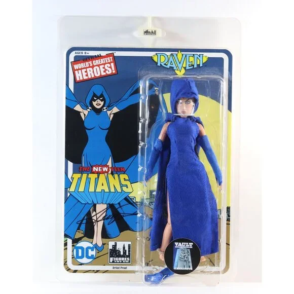 The New Teen Titans RAVEN Greatest Heroes Retro 8" Artist Proof SIGNED - Picture 2 of 8